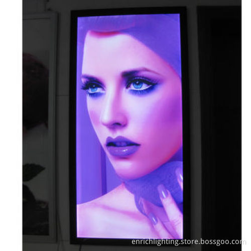 Single Face LED Light Box with Aluminum Frame, Super Slim 50mm, Frame/Visible Size Can Be OEM